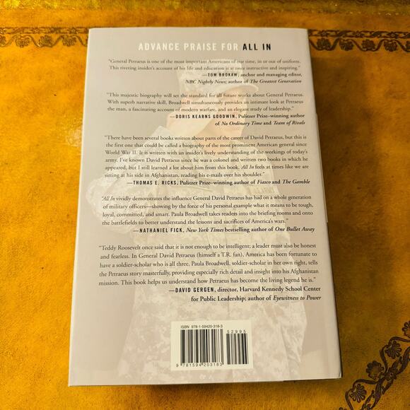 All In: The Education of General David Petraeus Hardcover - Picture 2 of 4